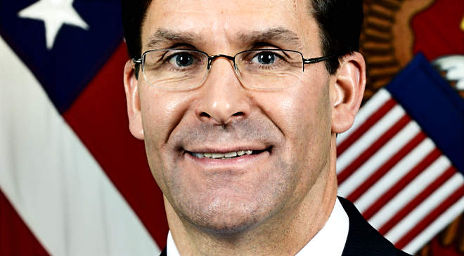 Mark Esper amerikai védelmi miniszter