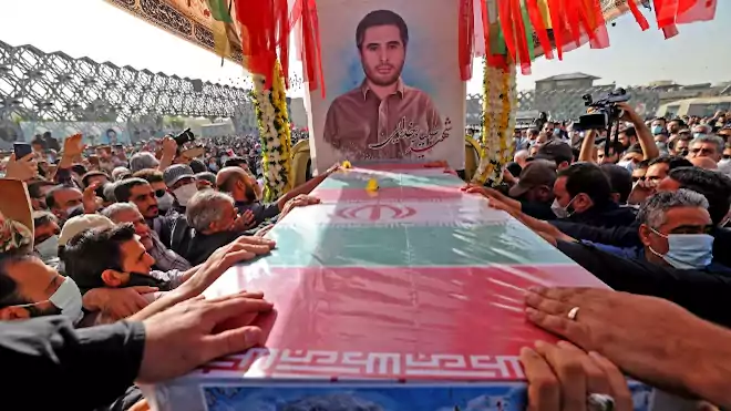 Szajjád Hodaji temetése