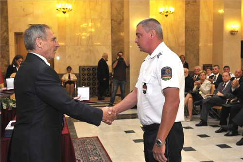 Állami kitüntetéseket adtak át a Belügyminisztériumban