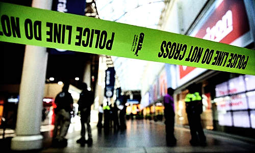 Késelés a pályaudvaron