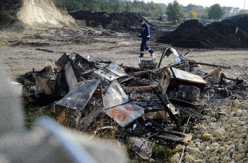 Robbanás Diósdon, egy halott