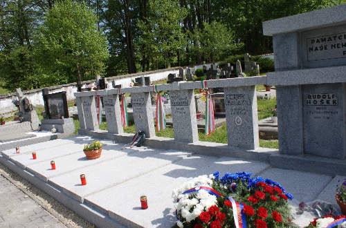 Dél-Csehországban a nácik elleni harcokban elesett magyar honvédekre emlékeztek