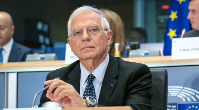 Josep Borrell, az Európai Unió kül- és biztonságpolitikai főképviselője.