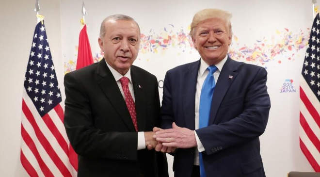 Recep Tayyip Erdogan és Donald Trump