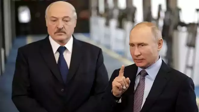 Vlagyimir Putyin óva inti Aljakszandr Lukasenkát