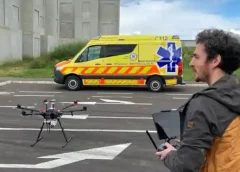 Bemutatták a készenléti egységek vonulását segítő magyar drónt