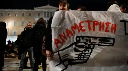 görög tüntetés