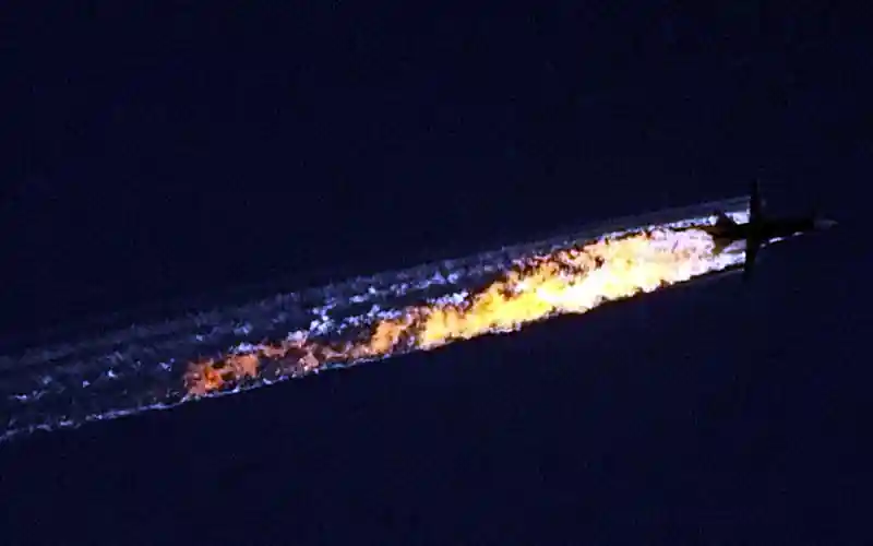 Ukrajna, lelőtt Sz-2-24M orosz vadászbombázó