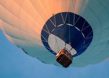 Hőlégballonos sétarepülés a Balaton felett